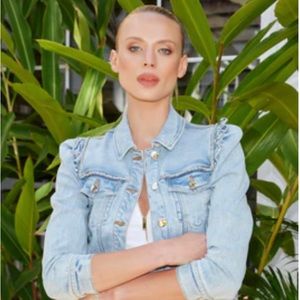 Ivana Chain Denim Jacket